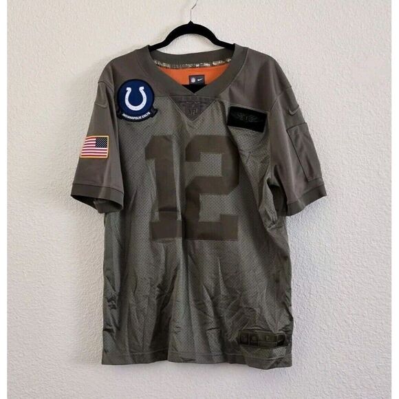 Nike Indianapolis Colts Andrew Luck 2019 Salute To Service Jersey - Men’s Large - Picture 1 of 13